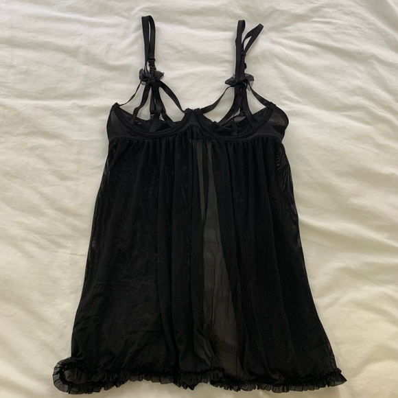 lovers lane Intimates & Sleepwear Lovers Lane Sheer Babydoll Dress